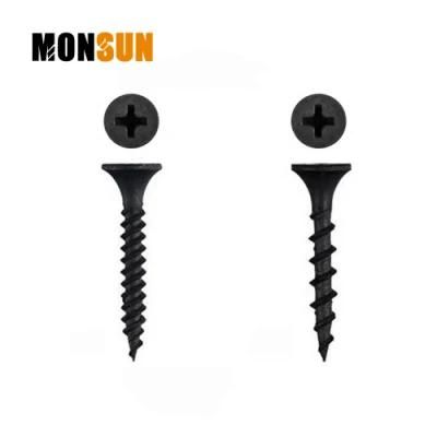 M3.5 M4.2 Bugle Head Black Phosphated Cross Resses Plasterboard Gypsum Board Drywall Screw Made in China