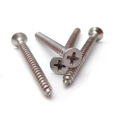Stainless Steel Cross Recessed Countersunk Flat Head Phillips Self Tapping Screws