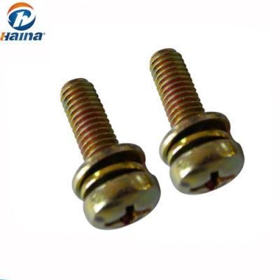 Made in China Pan Head Carbon Steel Combination Screw