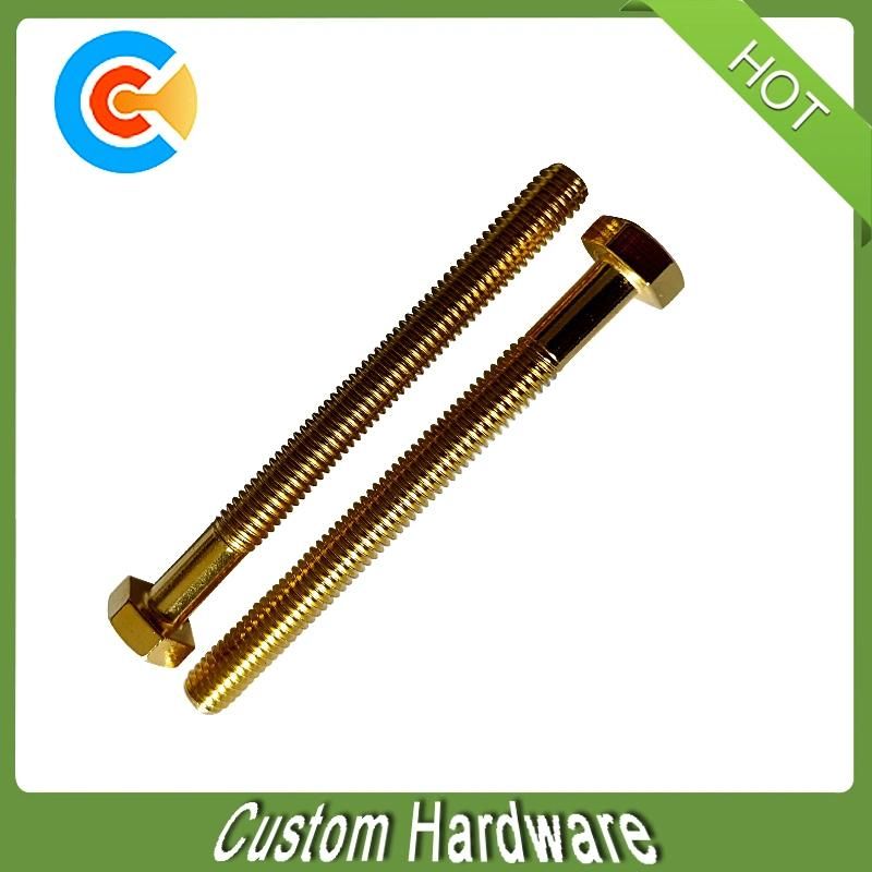 Head Dimension of a 0 Hex Head Lag Screw Brass Hex Head Machine Screws