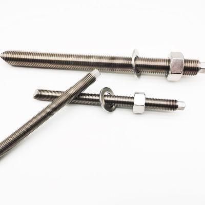 China Factory Stainless Steel Chemical Stud Anchor Bolt with Hex Nut and Washer