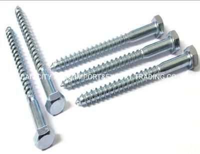 DIN571 M10 Galvanized Hex Head Wood Lag Screws