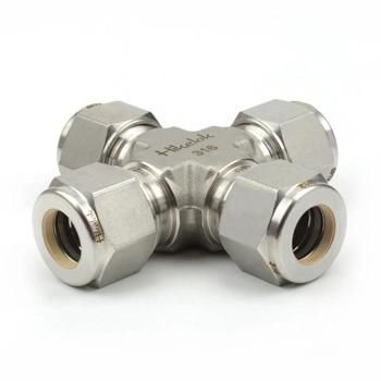 Hikelok NPT Swagelok Type Union Cross Tube Fittings