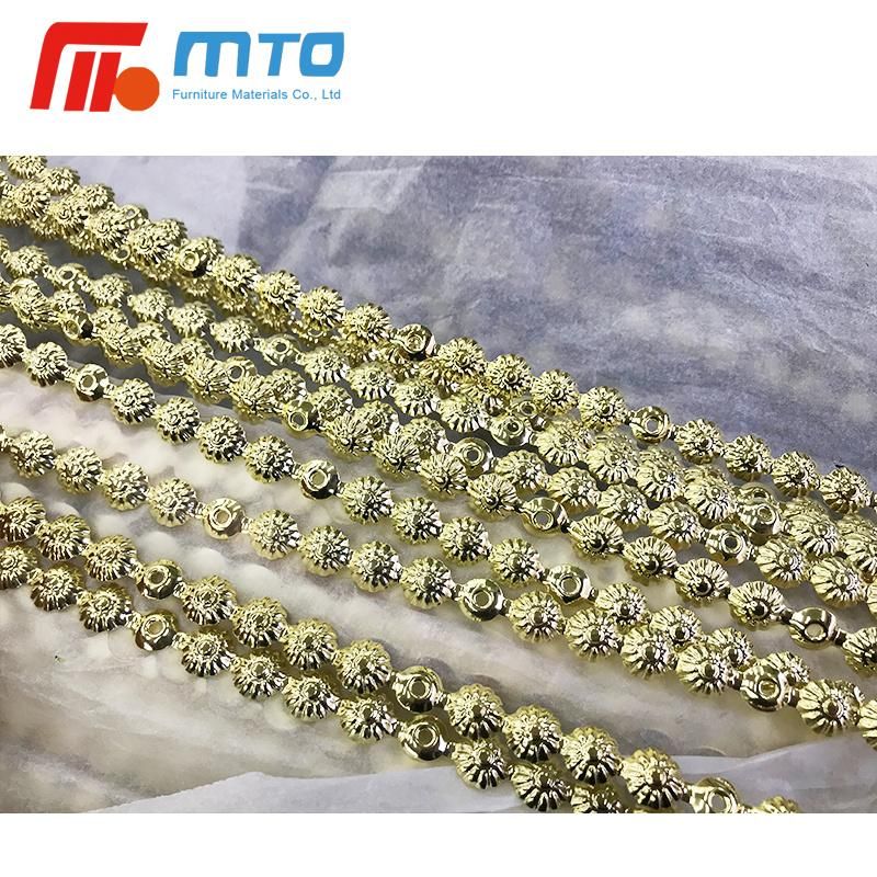 Vintage Antique Bronze Brass Silver Gold Plated Home Furniture Decorative Metal Upholstery Sofa Nails Tacks Strips
