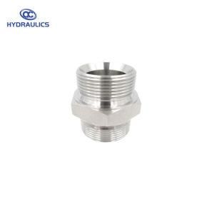 Stainless Steel Bsp Hydraulic Adapters Male Straight Tube Fittings