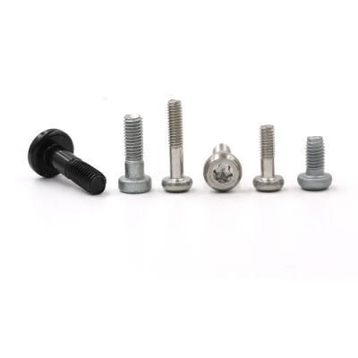 China Manufacturer Custom Pan Flat Head Screw Slotted Captive Countersunk Hex Socket Torx Screw