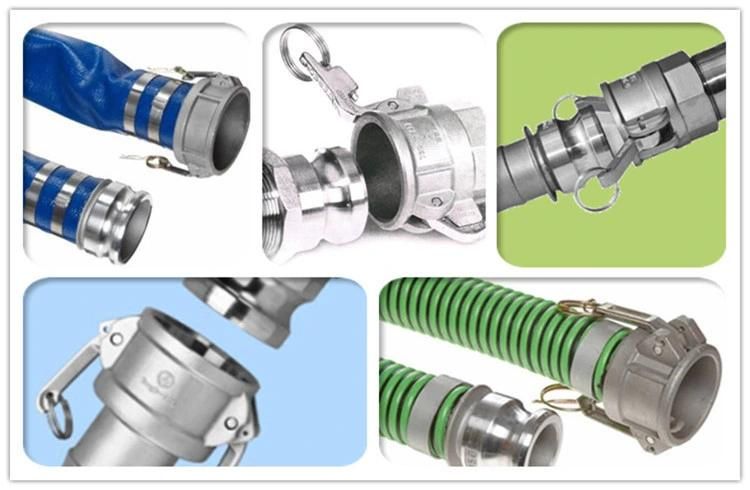 Aluminum Quick Connect Malefemale Camlock Coupling Coupler for Layflat Hose Use