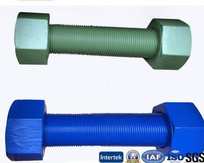 ASTM A193 B7 Threaded Rod with ASTM A194 Grade 2h Nut A193 B7 Threaded Bar B7 Stud Bolt