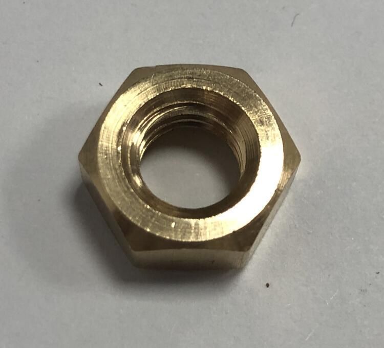 DIN934 ASTM 18.2.2 Hex Nut Brass