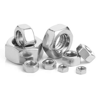 Factory Wholesales Fstener Cold Forging Hex Nut DIN934 with Zinc Plated M3 M4 M5 M6 M8 M10 M12 M14 M16 M20 M24 M27