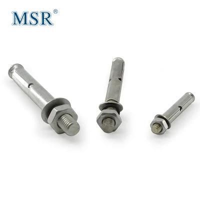 China Supplier Fastener M6X51mm Wedge Floor Anchor for Aluminium Profile