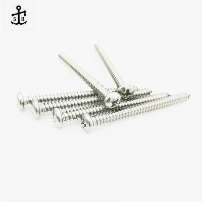 SUS304 316 Stainless Steel DIN7981 Cross Pan Head Tapping Screw Made in China