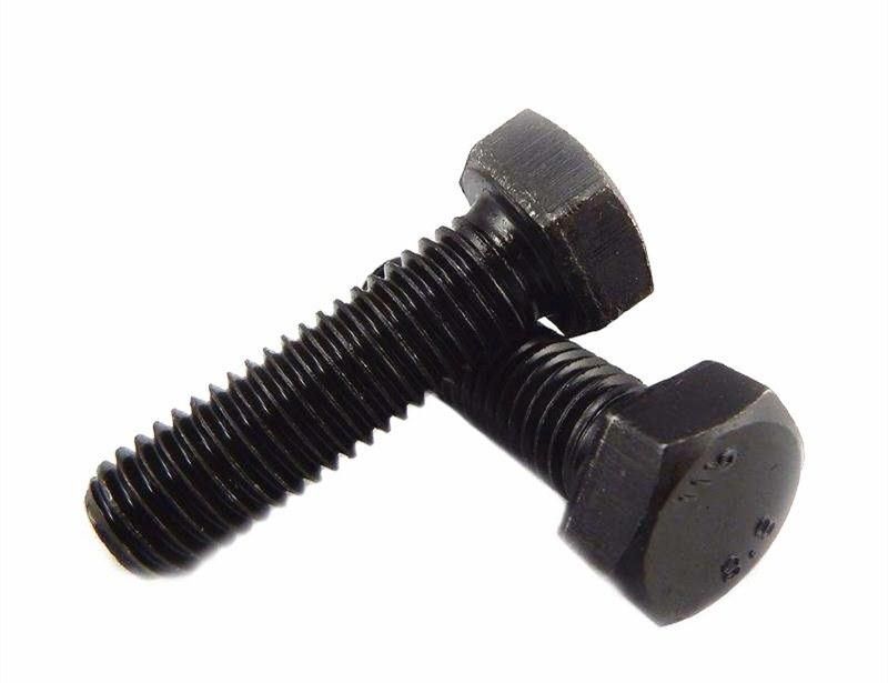Fastener DIN931 8.8 Grade Black Hex Bolt and Nut Hex Head Bolt