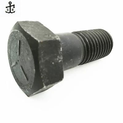 American Standard Carbon Steel Black Color Factory Prcie Customized Special Non-Standard DIN931 Hexagon Bolts Made in China