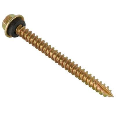 High-Low Thread, Type 17 Cutting, with EPDM Sealing Washer Hex Flanged Head Self Tapping Screw
