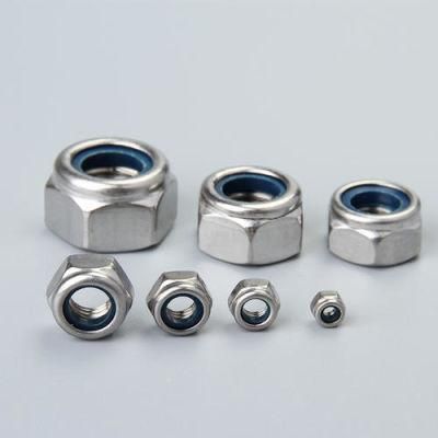 Alloy Steel Hex Nylon Lock Nuts DIN985