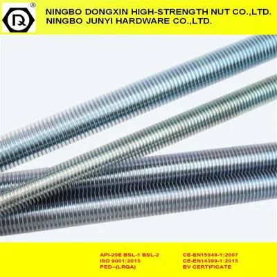 Carbon Steel Fasteners Full Threaded Rods with Zinc Plated DIN976