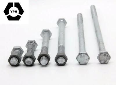 M12 Hot DIP Galvanized Coating Hex Bolt and Nut