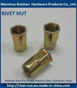 Flange Head Full Hexagonal Rivet Nut M8