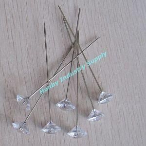 Wholesale Clear Diamond Head Straight Pin