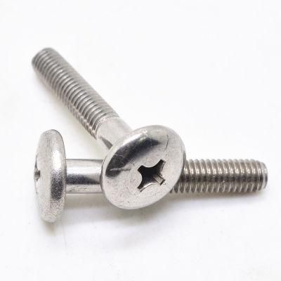 Stainless Steel 304 or 316 Cross Phillips Pan Head Machine Screw