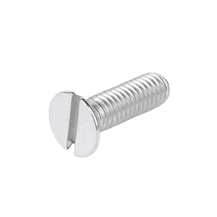 DIN963 Slotted Countersunk Head Flat Head Machine Screw Stainless Steel 304 316 A2 A4