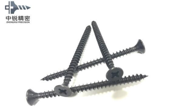 Black Color Fine Thread 6X1/2 Cold Heading Quality Phillips Bugle Head Drywall Screw