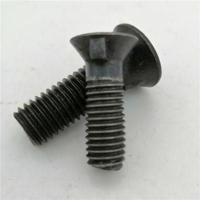 DIN 604 Grade 8.8 Class Black Color Flat Countersunk Head Nib Bolts Made in China