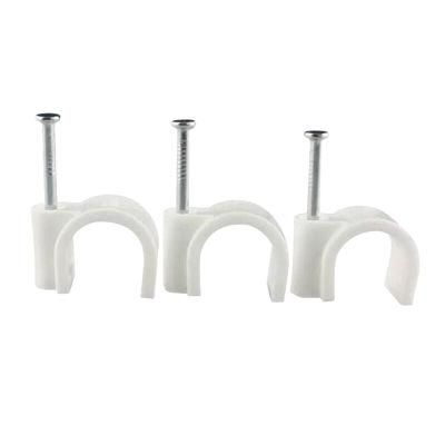 Plastic Nail Hook Clip Circle Cable Clip for Wire Fixed in Guangzhou
