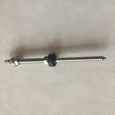 Fastener M10 Stainless Steel Solar Hanger Bolt with Washer Nut EPDM Sealing Washer for Solar Mounting System
