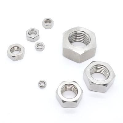Manufacturer M3-M100 Hexagonal Nut, Custom Stainless Steel 304 316hex Nut