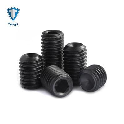 DIN 916 ISO 4029 Carbon Steel 8.8 12.9 45h Allen Key Bolt Hexagon Socket Set Screws with Cup Point