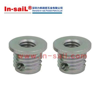 Self-Tapping Nut with 3 Cutting Holes with Head