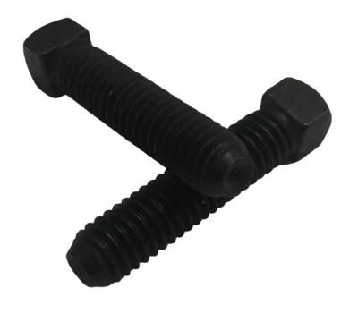 Grade 5 Square Head Set Screws Cup Point Black