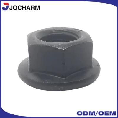 Carbon Steel Black Oxide Hex Flange Nut with Serration