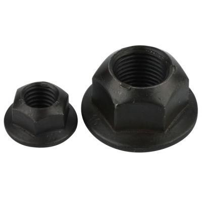 DIN 6925 Hex Flange Nuts with Black Zinc