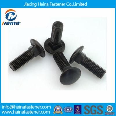 Black Oxide Gr5 Gr8 Steel Short Neck Carriage Bolt