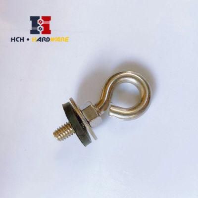 Hook Bolt 304 Stainless Steel Ring Screw High Hardness Steel Hook Bolt Hanging Item Screw Hook Bolt, Eye Bolt