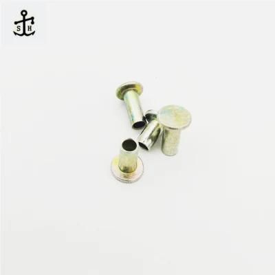 DIN 7338 Brake and Clutch Lining Rivets Semi-Tubular Rivet Made in China for Clothes