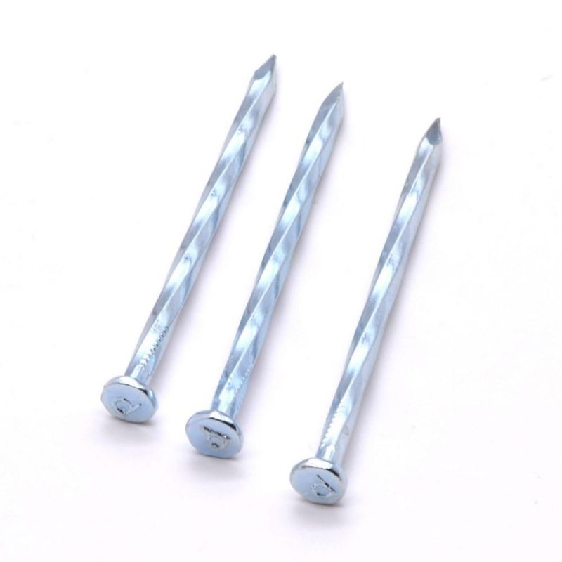 Factory Direct Sales Angular Spiral Steel Concrete Nails 4 Inch Concrete Nails