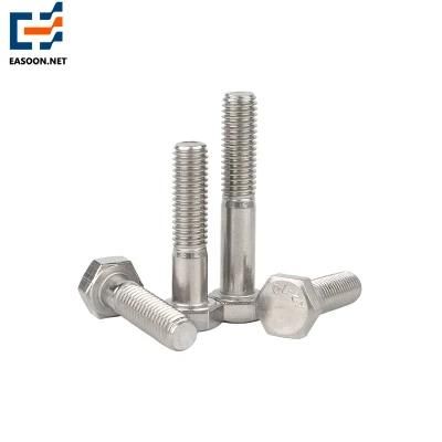 Half Thread Hex Bolt 304 Hexagon Bolt and Nut DIN933 Extended Full Thread Hex Bolt M16X160 White Zinc Plated Hex Cap Screw HDG M10 Hex Bolt
