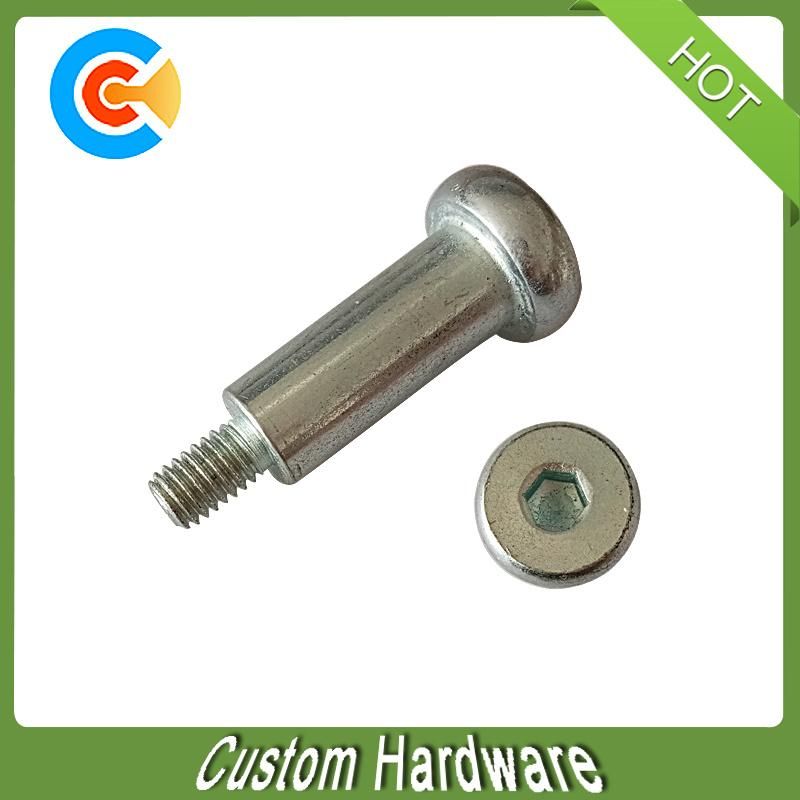 Carbon Steel Blue Zinc M6 Step Screws for Strollers