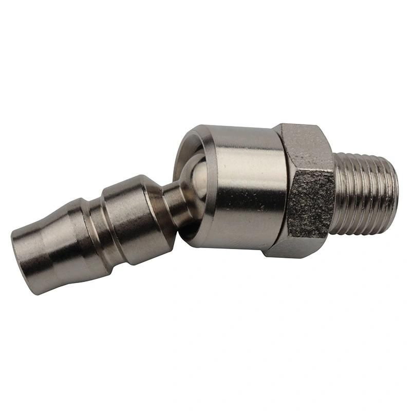 Xhnotion Pneumatic Nitto 360 Roated Quick Male 1/4 Swivel Air Tool Plug