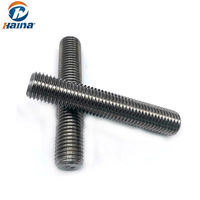 SS304 A2-70 Stainless Steel DIN975 DIN976 Threaded Bar / Threaded Rod