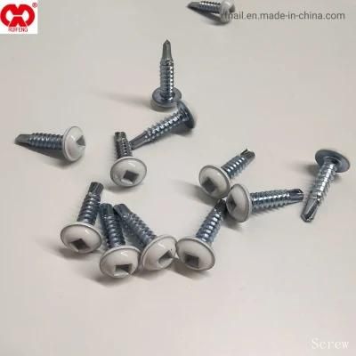 Factory Price Direct Manufacturer in Anhui Galvanized MD# 8*3/4&prime; &prime; -Plastic Head Round Head Square Hole Screw.