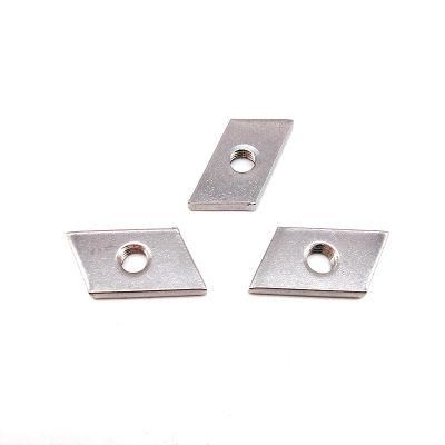 Chinese Manufacturer A2-70 A4-80 M20 M24 M30 M33 Stamping Square Nuts