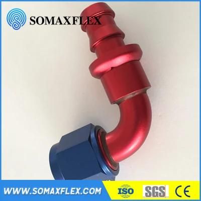 High Performance for Braided Aluminum Hose Red Blue Motorsport Parts An3 An6 An8 an Fitting