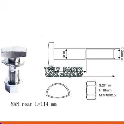 Wheel Hub Bolt for BPW Volvo Scania Man Benz Hino Nissan Isuzu
