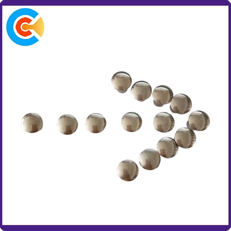 M6 Round Head Steel Galvanized Semi-Tubular Rivet