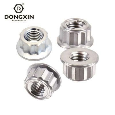 Wholesale High Strength Fastener Bolt and Nut Product Polishing Steel 12 Point Flange Nut